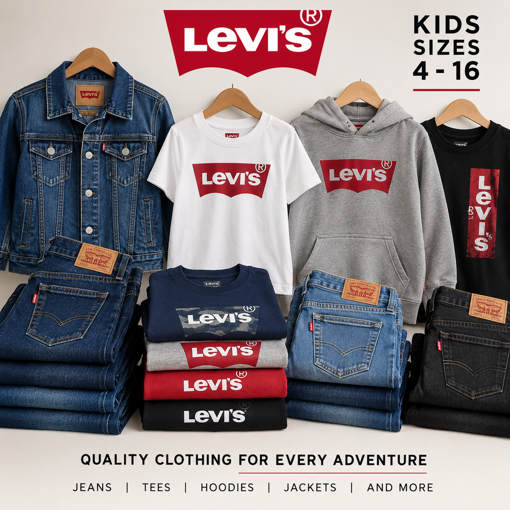 Levi’s Kids Jeans – Sizes 4–16
